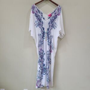 Lilly Pulitzer x Target Wavepool Caftan Swim Cover Up Beach Maxi Dress Size 1X